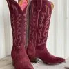 Macie Bean Top Hand | Cabernet Cowgirl Ladies Boot