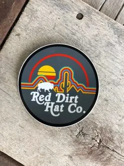 Red Dirt Hat Co. Red Dirt | Neon Buffalo Sticker
