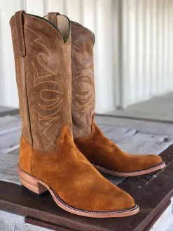 Olathe Boot Co. | Wheatbuck Waxy Kudu Roughout Boot