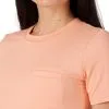 Wrangler | Ladies Peach ATG SS Pocket Tee -Boy Straw Hat Sales Shop LAK05PE BD01 RWBD PRD