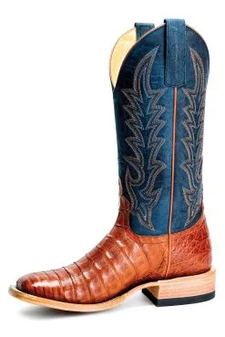 Macie Bean Top Hand | Brandy Caiman Belly Ladies Boot