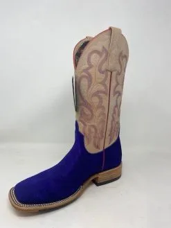 Macie Bean Top Hand | Purple Split Suede Ladies Boot