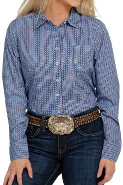 Cinch | Ladies Lt Blue Arenaflex Shirt