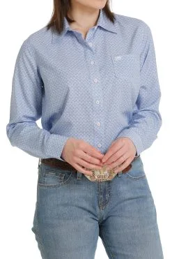 Cinch | Ladies Lilac Print Arenaflex Shirt