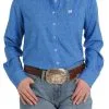Cinch | Ladies Blue Print LS Arenaflex Shirt -Boy Straw Hat Sales Shop MSW9163014