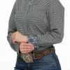 Cinch | Ladies Multi Print LS Shirt -Boy Straw Hat Sales Shop MSW9165026 2
