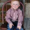 Cinch | Toddler Pink Plaid LS Shirt -Boy Straw Hat Sales Shop MTW7061274 1