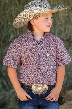 Cinch | Boys Multi Print SS Shirt