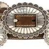Nocona Belt Co. Nocona | Oval Concho Leather Belt
