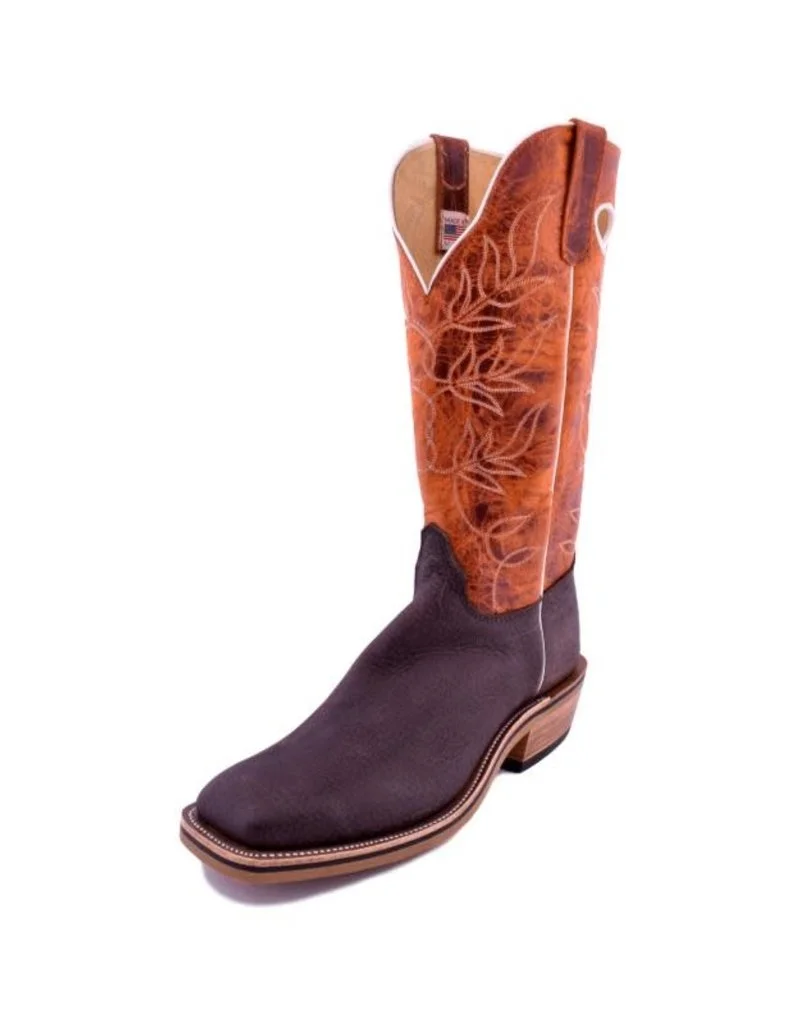 Olathe Boot Co. | Grey Slanted Buffalo Boot 3 Olathe Boot Co. | Grey Slanted Buffalo Boot