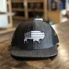 Red Dirt Hat Co. | Denim USA Buffalo Cap Grey/Black OS -Boy Straw Hat Sales Shop Red Dirt Hat Co. Denim USA Buffalo Cap