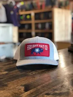 Red Dirt Hat Co. | Republic Of Texas Cap Grey/White