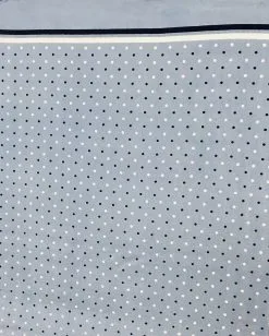 Wyoming Traders | Cowboy Polka Dot Wild Rag -Boy Straw Hat Sales Shop Slate Blue