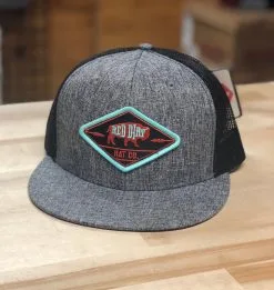 Red Dirt Hat Co. | Diamond Buffalo Heather 5 Panel Cap
