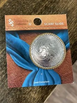 M&F Western Products, Inc MF Rope Edge Concho Scarf Slide