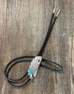 M&F Western Products, Inc MF Silver Feather Bolo