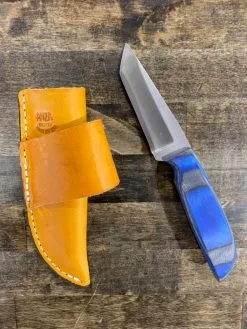 Anza Knives Anza | Blue Wood Handle Knife