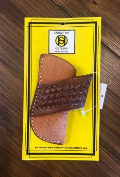 WESTERN FASHION ACCESSORIES, INC Ranger Belt Co. | Rough Out Basket Loop 4" Knife Sheath