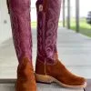 Olathe Boot Co. | Tan Elk Roughout Ladies