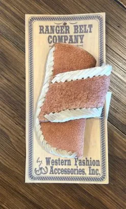 WESTERN FASHION ACCESSORIES, INC Ranger Belt Co. | Rough Out Rawhide Laced 4" Knife Sheath