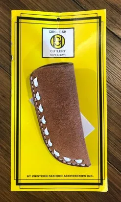 WESTERN FASHION ACCESSORIES, INC Ranger Belt Co. | Buckstitch Trimed Rough Out 4" Knife Sheath