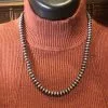 Rustic Rose Jewelry | 20” Navajo Pearl Saucer Beads Necklace -Boy Straw Hat Sales Shop UNADJUSTEDNONRAW thumb 2a