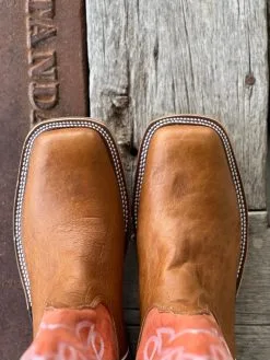 Olathe Boot Co. | Vanilla Navajo Bison Boot -Boy Straw Hat Sales Shop UNADJUSTEDNONRAW thumb 2cd