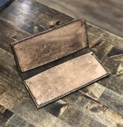 Cedar Ridge Leather | Hand Stamped Leather Checkbook Cover -Boy Straw Hat Sales Shop UNADJUSTEDNONRAW thumb 52