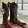 Anderson Bean | Rust Lux Hornback Caiman Ladies Boot