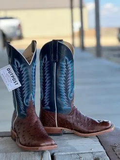 Anderson Bean | Kango Tobacco Full Quill Ostrich Boot