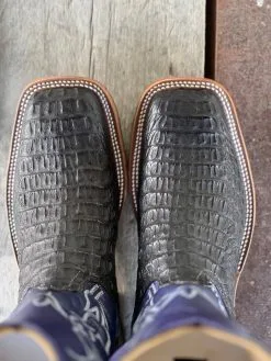 Anderson Bean | Black Lux Hornback Caiman Boot -Boy Straw Hat Sales Shop UNADJUSTEDNONRAW thumb 93
