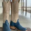 Olathe Boot Co. | Blue Safari Shark Ladies Boot