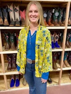 Cruel | Maize Chiffon Kimono