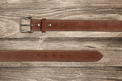 Texas Saddlery LLC Texas Saddlery | Brown Rough Out Belt