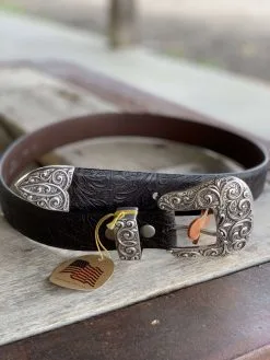 Vintage Bison | Dark Brown Winslet Belt