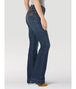 Wrangler | Retro Green Jean - Sara High Rise Trouser -Boy Straw Hat Sales Shop download 11