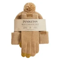 Pendleton Woolen Mills Pendleton | Tan Cold Weather Knit Set