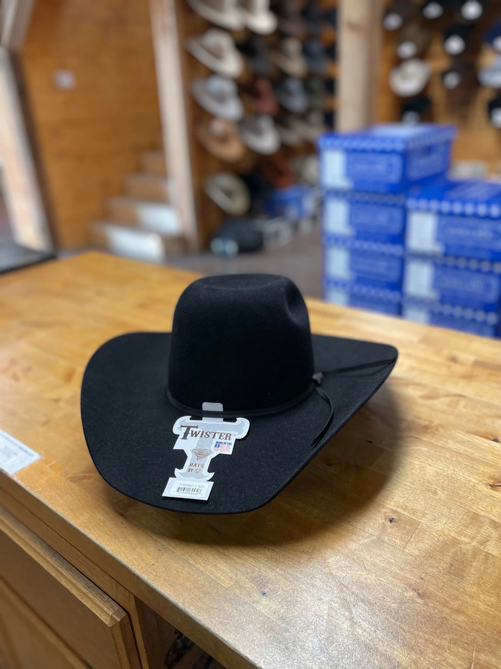 Twister | Black 6X CHL Felt Hat 3 Twister | Black 6X CHL Felt Hat